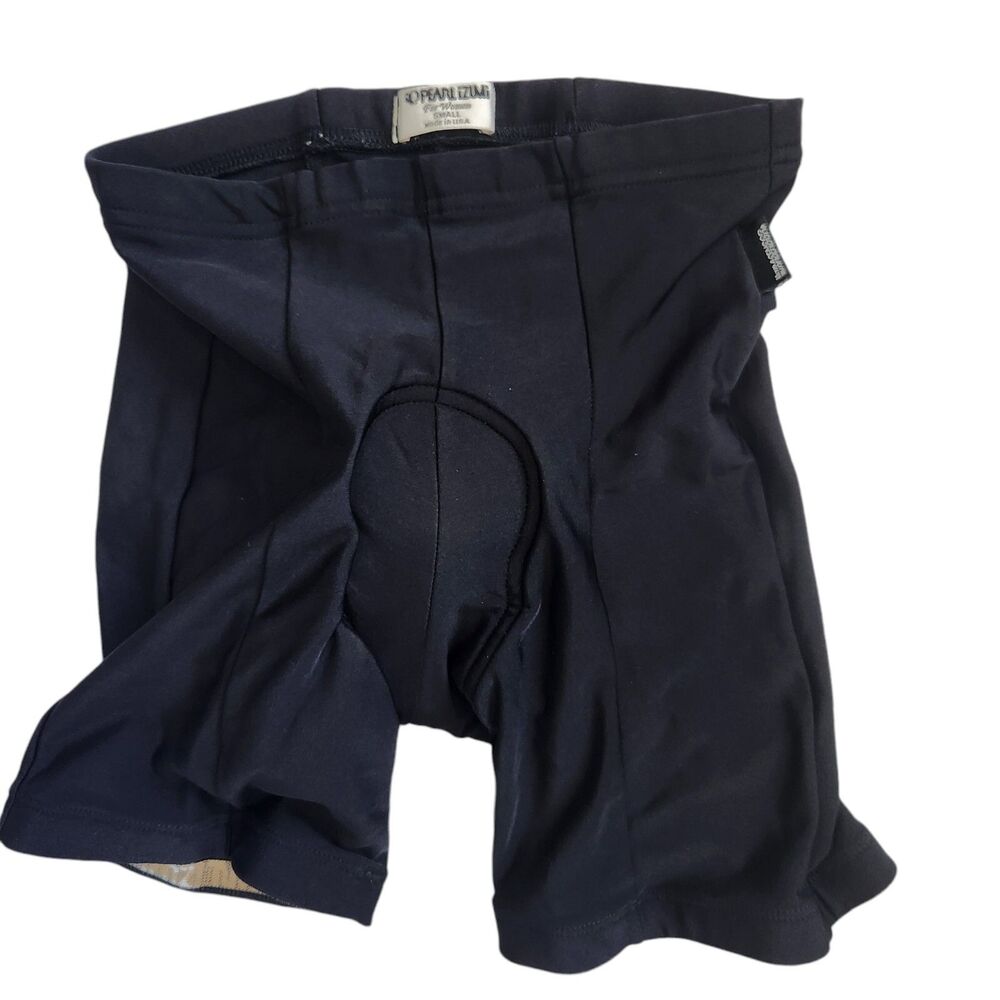 PEARL IZUMI VTG UltraSensor Padded Bike Cycling Shorts S Black Nylon Lycra USA